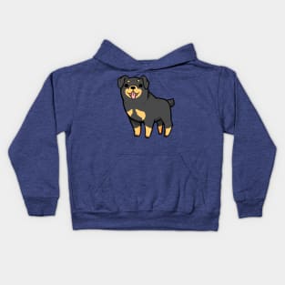 Cute Rottweiler Kids Hoodie